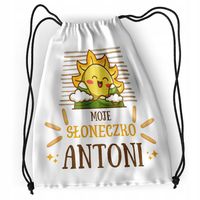 Plecak Sportowy Szkolny Dla Antoniego Syna Dziecka Z Nadrukiem Ze Zdjęciem