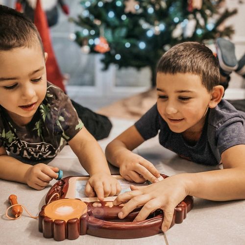 WOOPIE Znikopis Tablica Magnetyczna Kolorowa Stempelki Bordowy na Arena.pl