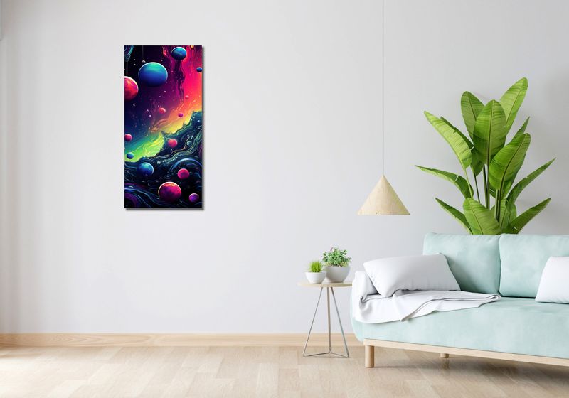 Obraz 40x90cm Kalejdoskop Galaktyk zdjęcie 2