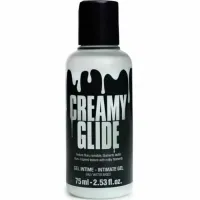 creamy glide żel intymny mleczny, formuła wodna, 75 ml, wegański