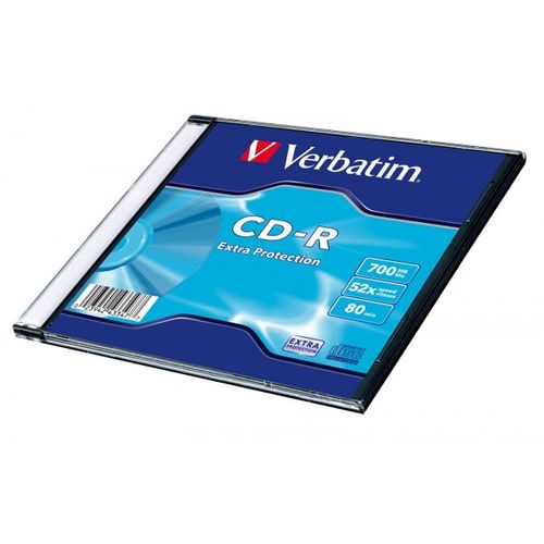 VERBATIM CD-R 700MB 80min slim case 10 w pudełku! na Arena.pl