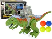 Dinozaur z Katapultą Chodzi Strzela Zielony