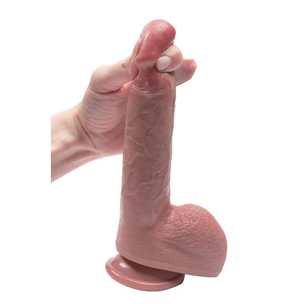 Flexible Hyper-Realistic Silicone Dildo 21 Cm zdjęcie 6