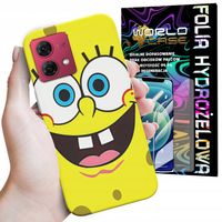 ETUI DO MOTOROLA EDGE 40 NEO - SPONGEBOB BAJKI GRY WYBÓR PLECKI + FOLIA