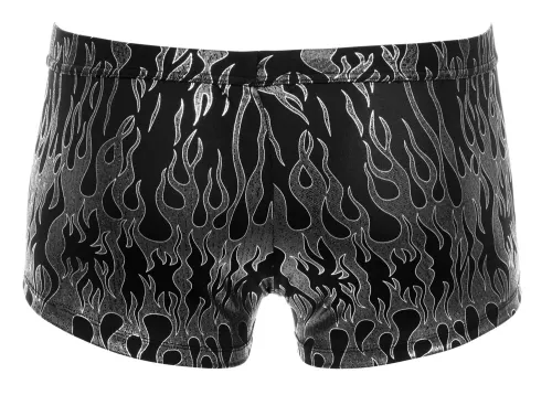 svenjoyment męskie bokserki l metaliczny srebrny wzor na Arena.pl