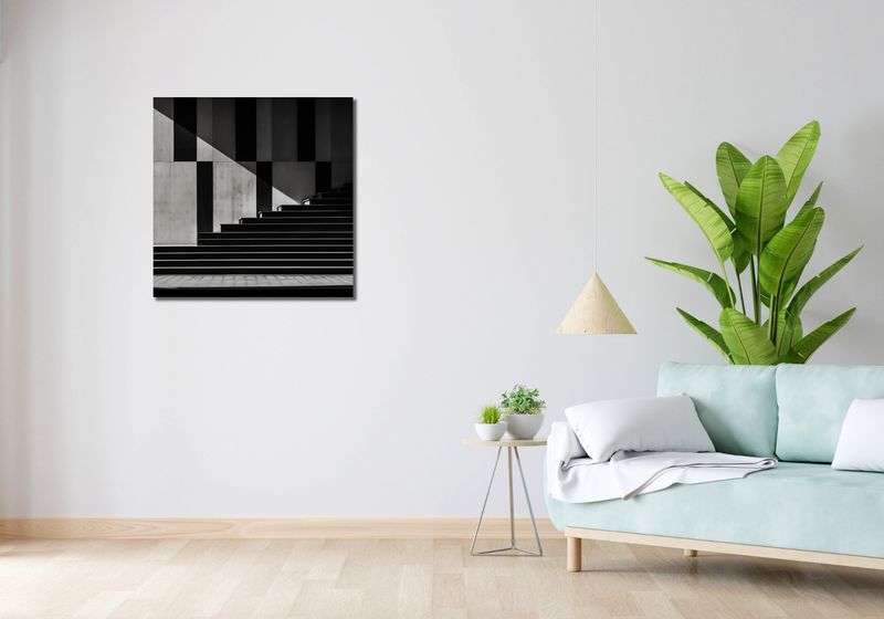 Obraz 70x70cm Geometria w Architekturze zdjęcie 2