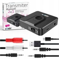 NADAJNIK ODBIORNIK BLUETOOTH DO TELEWIZORA TV AUX