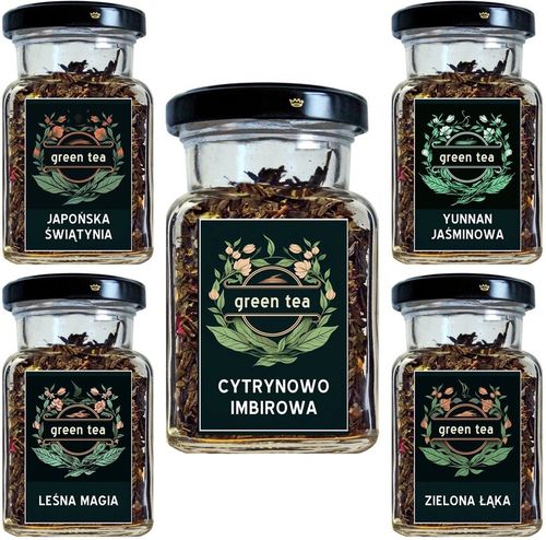 Herbata zielona - ZESTAW 5 szt - B na Arena.pl