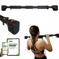 DRĄŻEK ROZPOROWY REGULOWANY STALOWY DO PODCIĄGANIA ĆWICZEŃ 200 KG