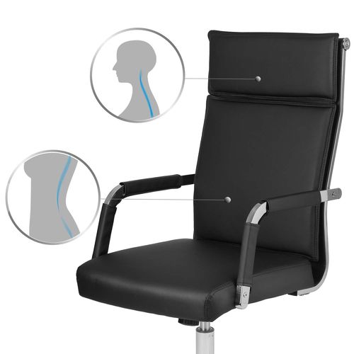 Fotel biurowy Sofotel Koiba czarny na Arena.pl