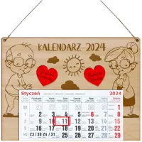 KALENDARZ NA DZIEŃ BABCI I DZIADKA NA PREZENT