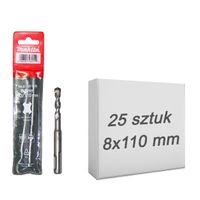 25x Wiertło SDS-Plus Economy 8x110mm MAKITA