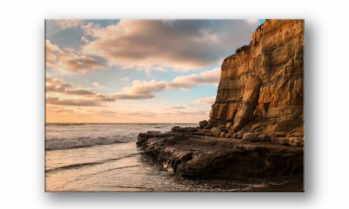 OBRAZ NA PŁÓTNIE 043 Klif 30x20cm na Arena.pl