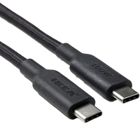 Kabel mocny USB-C 100W 5A 1,5m 480Mb/s szybki RUNDHULT do komputera telefonu
