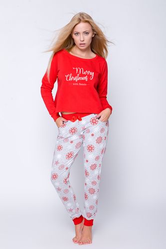 Piżama Gifti Czerwony M na Arena.pl