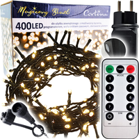 LAMPKI ŚWIĄTECZNE FUNKCJE PILOT WŁĄCZNIK CZASOWY