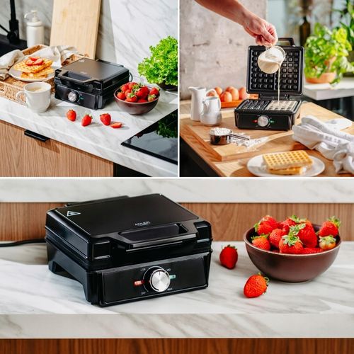 GOFROWNICA 2000W OPIEKACZ DO GOFRÓW MOCNA Z REGULACJĄ TEMPERATURY na Arena.pl