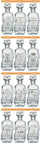 KARAFKA z grawerem + 6 szklanek PREZENT URODZINY na Arena.pl