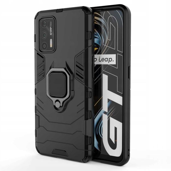 Spacecase X-Ring Realme Gt 5G Czarny zdjęcie 3