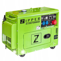 Generator Agregat prądotwórczy AVR Diesel Zipper ZI-STE7500DSH