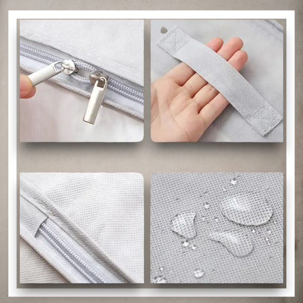 Pokrowiec Na Pościel Pod Łóżko Pojemnik Na Ubrania Torba Miękki Szary S zdjęcie 5