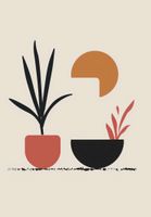 Plakat 68x98cm Domowy Ogród