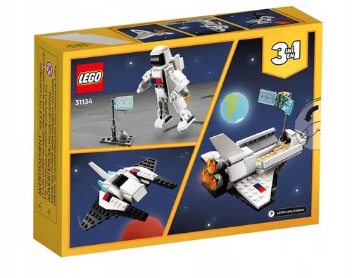 KLOCKI LEGO CREATOR 3w1 PROM KOSMICZNY ASTRONAUTA PREZENT DLA 6,7,8 LATKA na Arena.pl