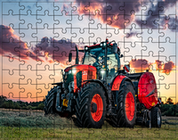 Puzzle Traktor Ciągnik