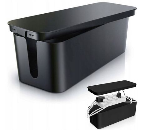 POJEMNIK ORGANIZER NA KABLE PUDEŁKO LISTWY DUZY na Arena.pl