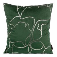 POSZEWKA WELUR VELVET WE WZORY 45X45 CM CZIELONA