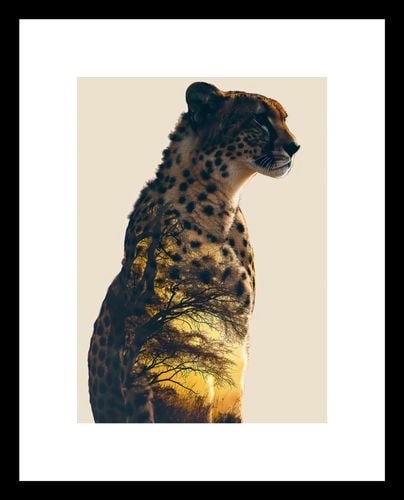 Plakat 13x18cm Gepard Duch Sawanny na Arena.pl