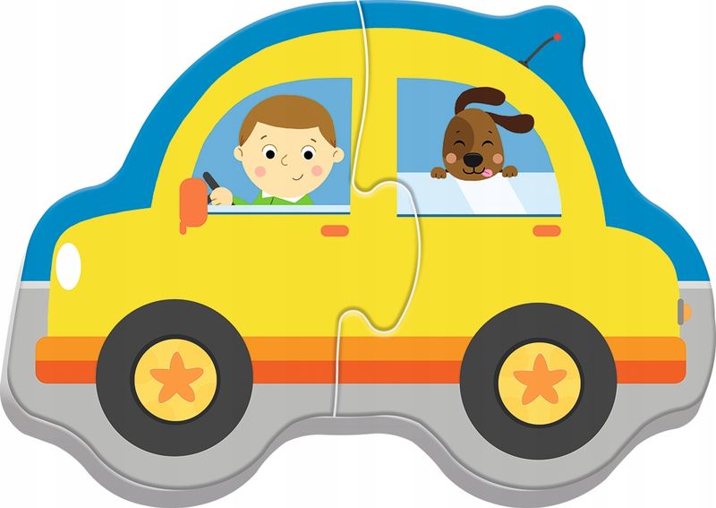 Puzzle Baby Classic Pojazdy Transport 36075 zdjęcie 8