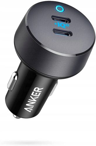 Ładowarka Samochodowa Anker PowerDrive III Duo 2xUSB-C 40W PoweriQ 3 PD QC na Arena.pl