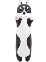 DŁUGI PIES MASKOTKA PODUSZKA PLUSZAK HUSKY 50 CM