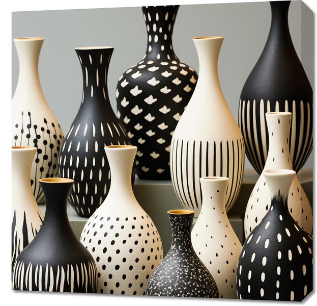 Obraz 70x70cm Kontrast i Harmonia zdjęcie 1