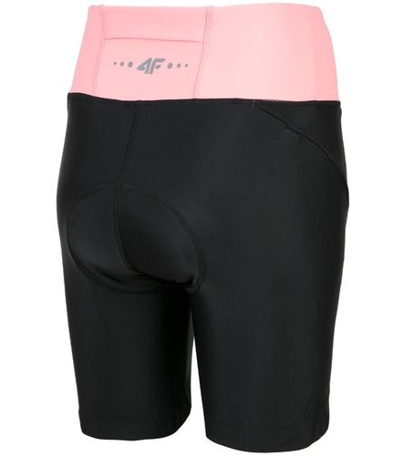 Spodenki rowerowe damskie RSD001 czarno różowe XS 4F z pieluchą na Arena.pl