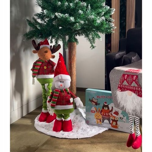 RENIFER SKRZAT TELESKOPOWY Świąteczny KRASNAL GNOM 95 cm 22329 na Arena.pl