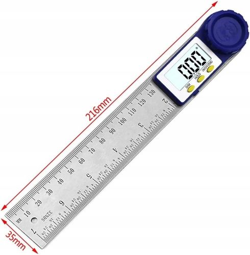 Kątomierz Elektroniczny Cyfrowy 200mm 360° na Arena.pl