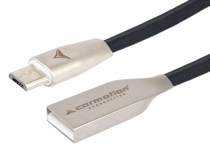 Kabel do ładowania i synchronizacji 100cm USB - microUSB (czarny)