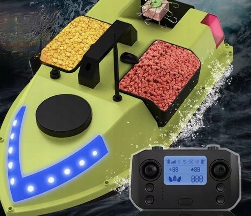 ŁÓDKA ZANĘTOWA 3 PODAJNIKI GPS ŚWIATŁA Z PRZYNĘTĄ NA RYBY WĘDKARSKA PILOT na Arena.pl