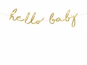 Baner Hello Baby złoty