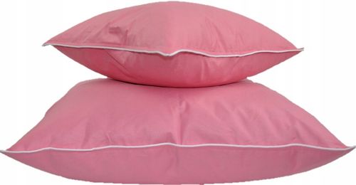 PODUSZKA 40X40 JASIEK Z PIERZA DARTEGO I PUCHU POLSKIE PIERZE I PUCH RÓŻOWA na Arena.pl