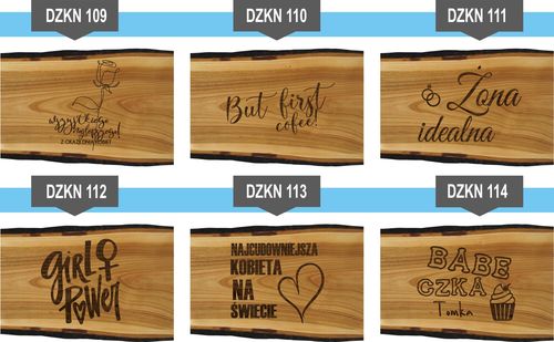 Deska z grawerem PREZENT na NOWY DOM osiedliny HIT na Arena.pl