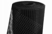 SIATKA OGRODZENIOWA PLASTIKOWA czarna 0,6x50m PCV