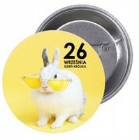 Przypinki buttony DZIEŃ KRÓLIKA