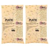 Płatki OWSIANE 1kg (2x500g) wysoka JAKOŚĆ 100% NATURALNE