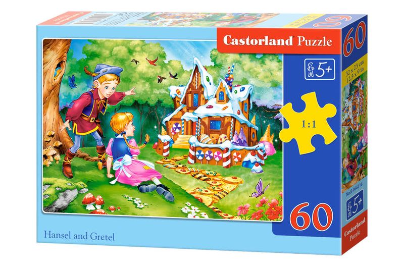 Puzzle 60 el. Hansel & Gretel zdjęcie 1
