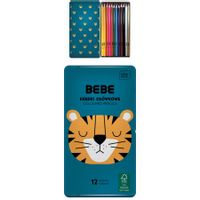 KREDKI OŁÓWKOWE 12KOL BB BOYS METALOWE OPAKOWANIE  INTERDRUK