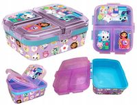 ŚNIADANIÓWKA Koci Domek GABI Lunch Box 4 Przegrody Pojemnik na Kanapki