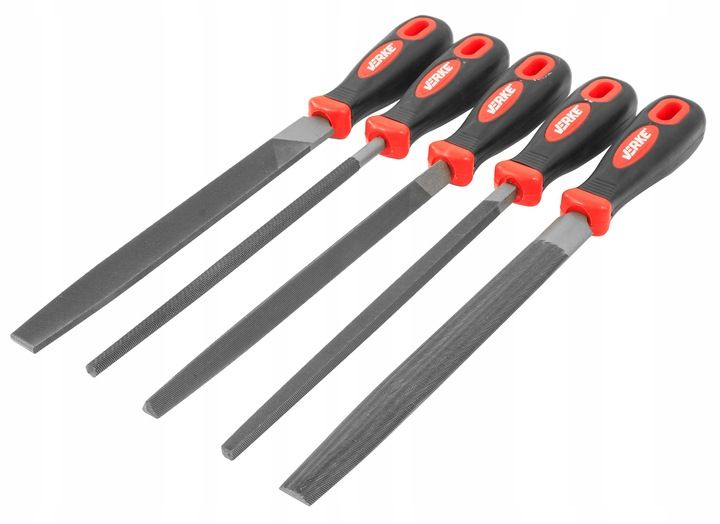 ZESTAW PILNIKÓW PILNIK ŚLUSARSKI ZDZIERAK TARNIK METALU PŁASKI OKRĄGŁY 20cm zdjęcie 14